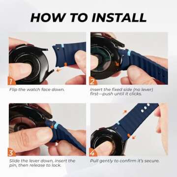 Acextro Sport Bands for Galaxy Watch 7 - Durable & Stylish