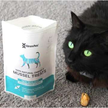 Kōrure Omega-3 Mussel Cat Treats for Joint Health 50g