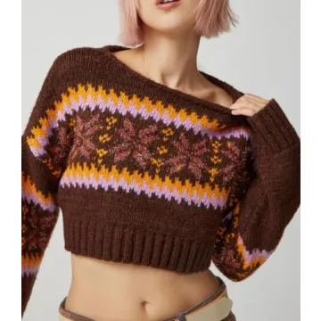 Trendy Y2K Knitted Crop Top for Stylish Women