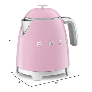 Smeg Cream Retro Mini Kettle - Stylish Electric 3 Cup