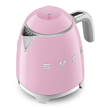 Smeg Cream Retro Mini Kettle - Stylish Electric 3 Cup