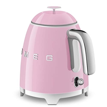 Smeg Cream Retro Mini Kettle - Stylish Electric 3 Cup