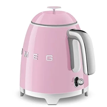 Smeg Cream Retro Mini Kettle - Stylish Electric 3 Cup