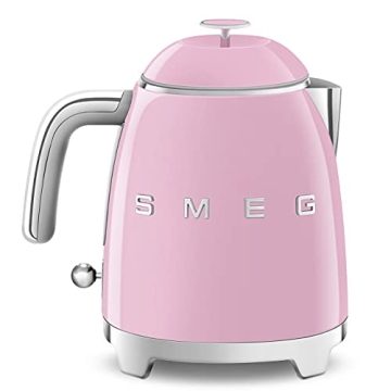 Smeg Cream Retro Mini Kettle - Stylish Electric 3 Cup