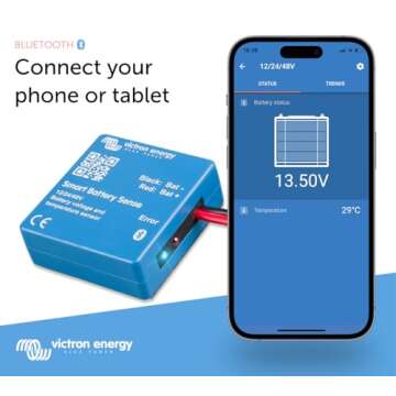 Victron Energy Smart Battery Sense – Voltage & Temperature Sensor for Solar Chargers