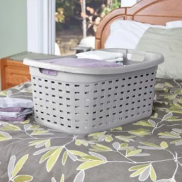 Durable Sterilite Weave Laundry Basket for Stylish Storage