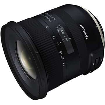 Tamron 10-24mm F/3.5-4.5 Di-II VC HLD Wide Angle Zoom Lens for Nikon APS-C Digital SLR Cameras Black
