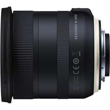 Tamron 10-24mm F/3.5-4.5 Di-II VC HLD Wide Angle Zoom Lens for Nikon APS-C Digital SLR Cameras Black