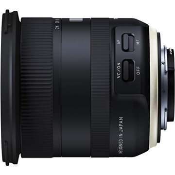 Tamron 10-24mm F/3.5-4.5 Di-II VC HLD Wide Angle Zoom Lens for Nikon APS-C Digital SLR Cameras Black
