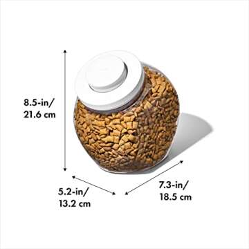 OXO Good Grips Pet POP Container – 3.0 Qt/2.8 L | Ideal for up to 2lbs of treats | Airtight Dog an...