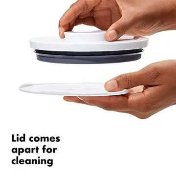 OXO Good Grips Pet POP Container – 3.0 Qt/2.8 L | Ideal for up to 2lbs of treats | Airtight Dog and Cat Food Storage Container | BPA Free