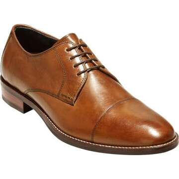 Cole Haan Men's Lenox Hill Cap Oxford,British Tan,14 M US