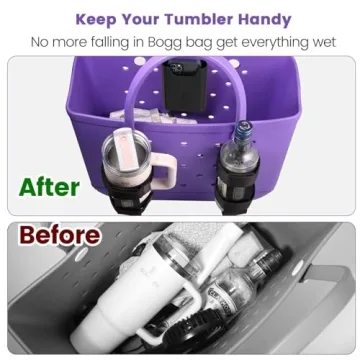 OUTXE Adjustable Cup Holder for Bogg Bag & Stanley Bottles