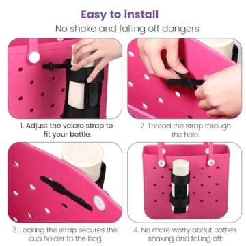 OUTXE Adjustable Cup Holder for Bogg Bag & Stanley Bottles