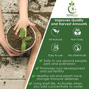 VermisTerra Organic Worm Tea - Boost Plant Growth Naturally