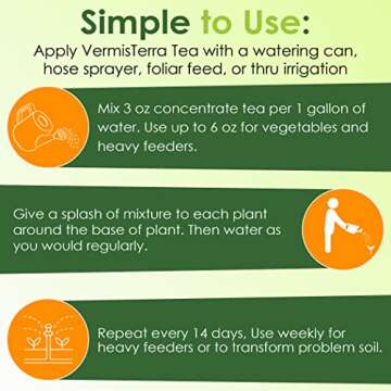 VermisTerra Organic Worm Tea - Boost Plant Growth Naturally