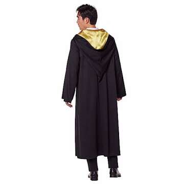 Spirit Halloween Harry Potter Adult Hufflepuff Robe | Officially licensed | Harry Potter Costume | Wizard Outfit