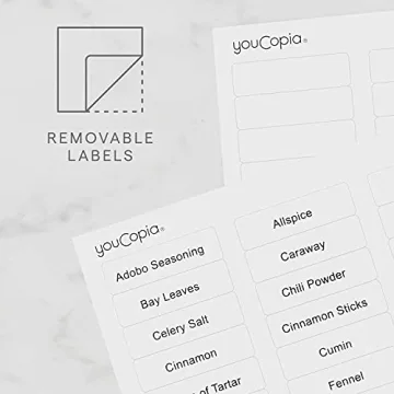 YouCopia SpiceStack Spice Rack Organizer with Labels