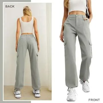 High Waisted Women's Cargo Pants for Stylish Comfort