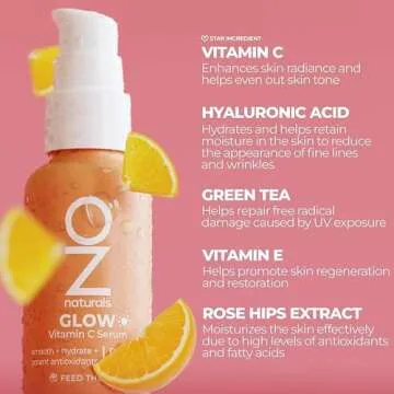 OZNATURALS GLOW SERUM - Vitamin C & Anti-Aging Treatment