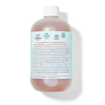 California Baby Calming Bubble Bath - Calming Scent of Lavender & Clary Sage Essential Oils, Perfect...