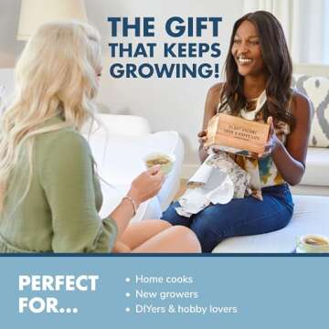 Indoor Herb Garden Kit - Grow Fresh Basil, Parsley & More