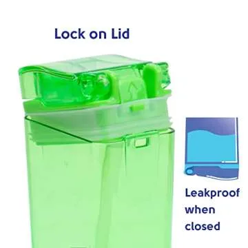 Precidio Design New 2022 Drink in the Box Eco-Friendly Reusable Drink Container, 8oz (Green) 1008GR