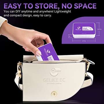 Gelike ec Short Almond False Nail Tip Kit, Soft Gel Full Cover Press on Nail Tips, Clear Gelly Tips Pre-Buff PMMA,12 Sizes- 120PCS