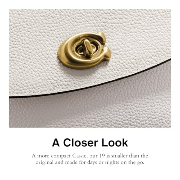 Coach Cassie Crossbody 19: Chic & Compact Leather Bag