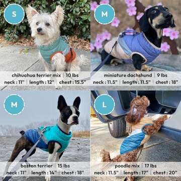 Gooby Mountaineer Dog Jacket - Quantum Blue, X-Small - Warm & Durable