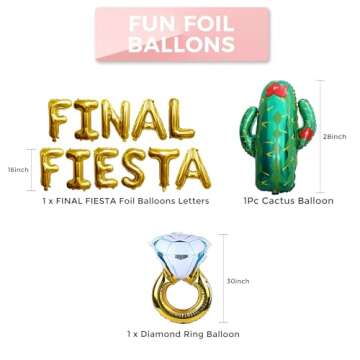 Final Fiesta Bachelorette Party Decorations Kit Online