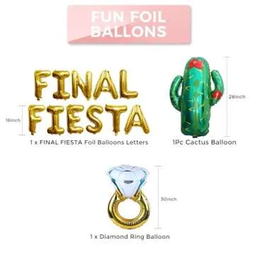 Final Fiesta Bachelorette Party Decorations Kit Online