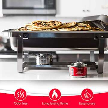 Gas One 6-Pack Chafing Fuel - 6 Hour Food Warmer