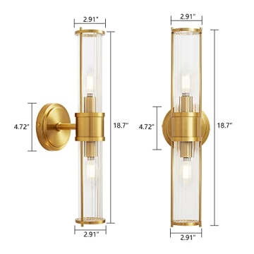 Stylish Linour Gold Wall Sconce Fixtures for Any Room