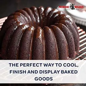 Nordic Ware Round Cooling Grid | Stunning 13-Inch Copper Rack