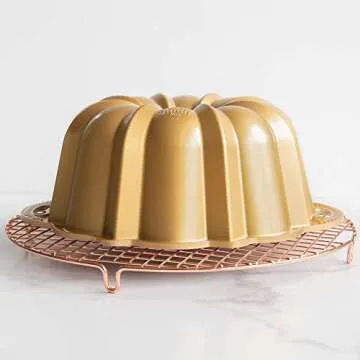 Nordic Ware Round Cooling Grid | Stunning 13-Inch Copper Rack