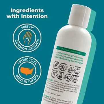Cleure Hair Styling Gel - Lightweight, Hypoallergenic & Fragrance-Free