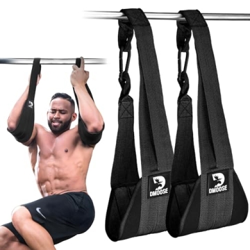 DMoose Fitness Hanging Ab Straps for Core & Strength Training