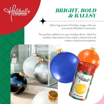 Holiball Inflatable Holiday Ornament for All Occasions