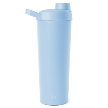 Simple Modern 24oz Stainless Steel Shaker Bottle - Forget Me Not