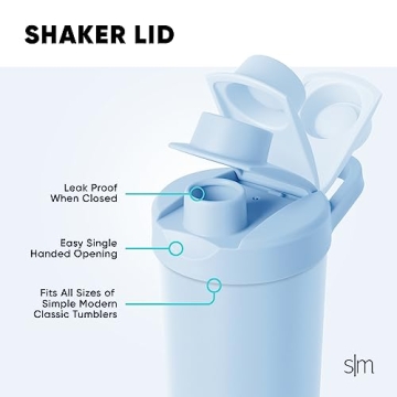 Simple Modern 24oz Stainless Steel Shaker Bottle - Forget Me Not