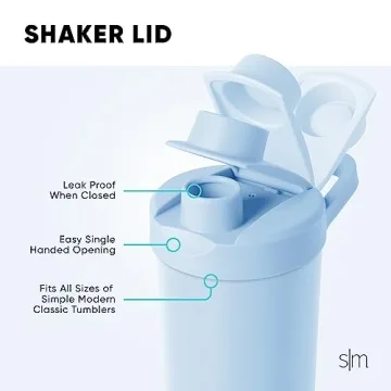 Simple Modern 24oz Stainless Steel Shaker Bottle - Forget Me Not