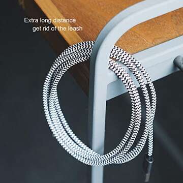 Ailun Micro USB Cable 10ft 3Pack High Speed 2.0 USB A Male to Micro USB Sync Charging Nylon Braided ...