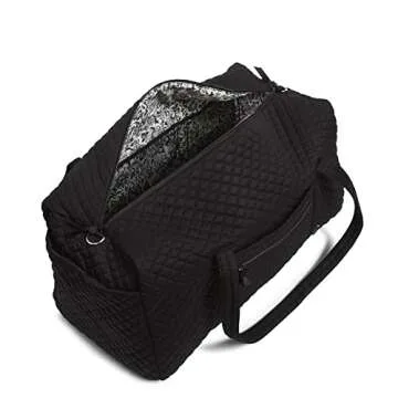 Vera Bradley Cotton Large Travel Duffel Bag - True Black