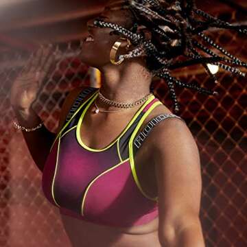 adidas Women's Don't Rest Sport Hack Bra, Power Berry, L