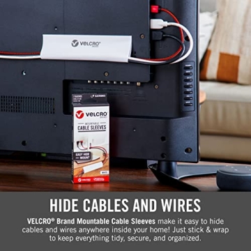 VELCRO Brand Cable Sleeves for Stylish Cable Management