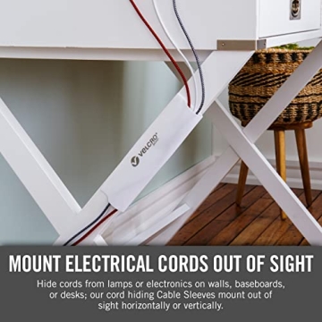 VELCRO Brand Cable Sleeves for Stylish Cable Management