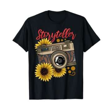 Photographer Photography Storyteller Camera Gift T-Shirt