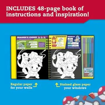 KLUTZ Pokémon Stained Glass Art Craft Kit