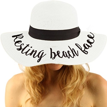 Elegant Wide Brim Summer Derby Beach Hat Sun Protection